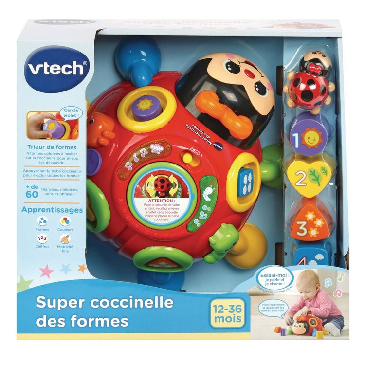 Vente flash ❤️ VTECH Super Coccinelle Des Formes Interactive ???? 5 Vente flash ❤️ VTECH Super Coccinelle Des Formes Interactive ???? – Image 3
