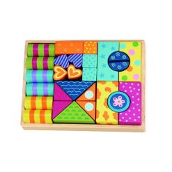De gros ???? Imagin Jeu En Bois éveil - Cylindres Et Blocs ????