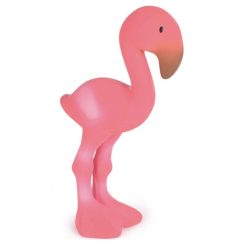 Alternative view of Budget ???? Grand Hochet En Caoutchouc Naturel Flamant Rose Et Sa Jolie Boîte Tikiri ✔️