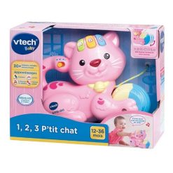 Alternative view of Acheter ???? VTECH Jeux Interactif - 1, 2, 3 P'tit Chat - Rose ????
