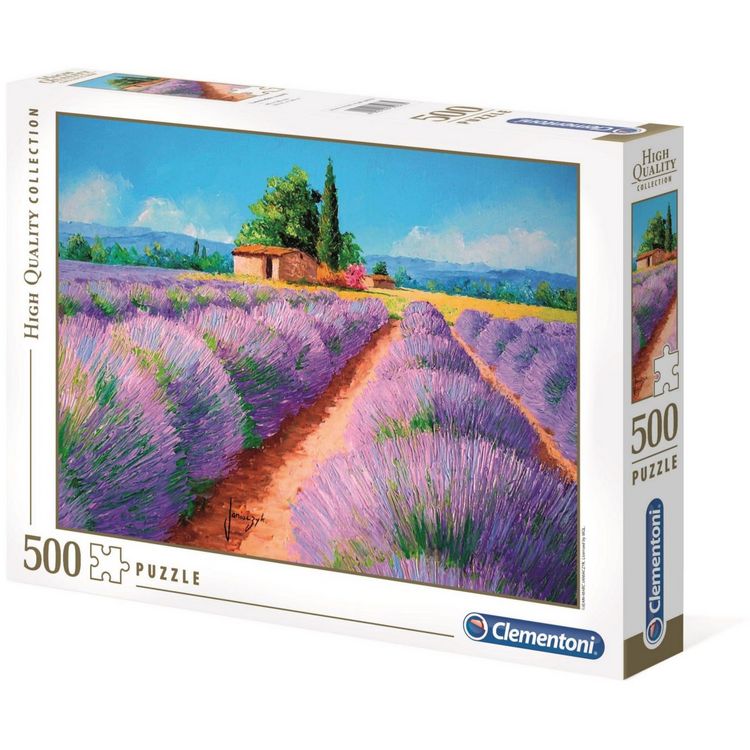 Sortie ???? CLEMENTONI Puzzle Lavender Scent - 500 Pieces ???? 3 Sortie ???? CLEMENTONI Puzzle Lavender Scent - 500 Pieces ????