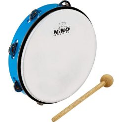 Grosses soldes ???? TAMBOURIN NINO ABS 20cm + CYMB, BLEU ????