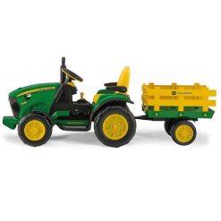 Alternative view of Top 10 ???? PEG PEREGO Tracteur Ground Force John Deere + Remorque ????