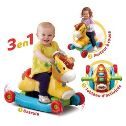 Alternative view of Le moins cher ???? VTECH P'tit Galop, Mon Poney Basculo Interactif ????