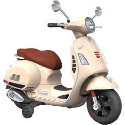 Meilleure vente ???? MGM Porteur VESPA électrique Crème 12V ????