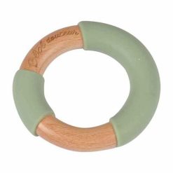 Coupon ???? Paris Prix Jouet D'Éveil Bébé Anneau En Bois 7cm Vert ????