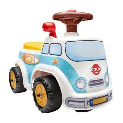 Bon marché ???? FALQUET Véhicule - Porteur Minivan Surf Avec Assise Ouvrante Et Volant Directionnel Avec Klaxon ????