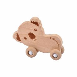 Tout neuf ✨ Paris Prix Jouet D'Éveil Bébé Koala Avec Roulettes 12cm Naturel ✔️