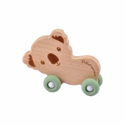 Offres ⭐ Paris Prix Jouet D'Éveil Bébé Koala Avec Roulettes 12cm Vert ????