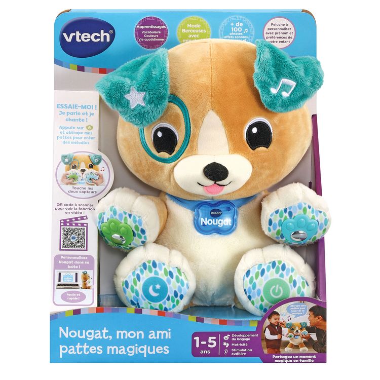 Promo ???? VTECH Peluche Interactive Nougat Mon Ami Pattes Magiques ???? 4 Promo ???? VTECH Peluche Interactive Nougat Mon Ami Pattes Magiques ???? – Image 3