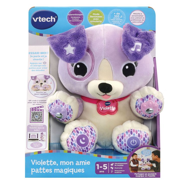 Meilleur prix ???? VTECH Peluche Interactive Violette Mon Amie Pattes Magiques ⌛ 4 Meilleur prix ???? VTECH Peluche Interactive Violette Mon Amie Pattes Magiques ⌛ – Image 3