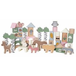 Grosses soldes ???? Jouet D'éveil - Cubes De Construction - Animaux De La Forêt JaBaDaBaDo ????