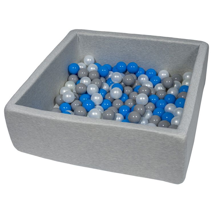 Acheter ⭐ Piscine à Balles Pour Enfant, Dimensions: 90x90 Cm + 150 Balles Perle, Bleu, Gris ???? 3 Acheter ⭐ Piscine à Balles Pour Enfant, Dimensions: 90x90 Cm + 150 Balles Perle, Bleu, Gris ????