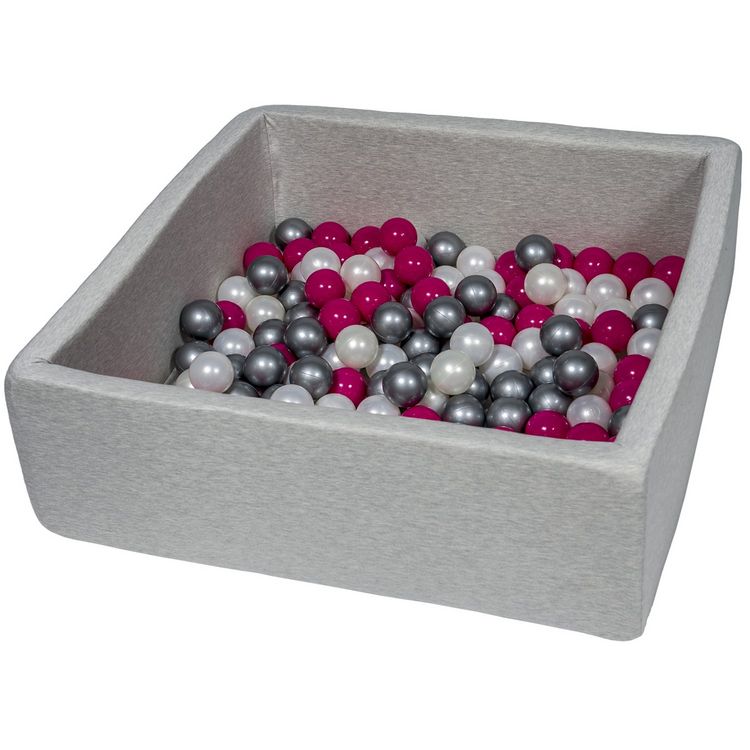 Acheter ???? Piscine à Balles Pour Enfant, 90x90 Cm, Aire De Jeu + 150 Balles Perle, Rose, Argent ✔️ 3 Acheter ???? Piscine à Balles Pour Enfant, 90x90 Cm, Aire De Jeu + 150 Balles Perle, Rose, Argent ✔️