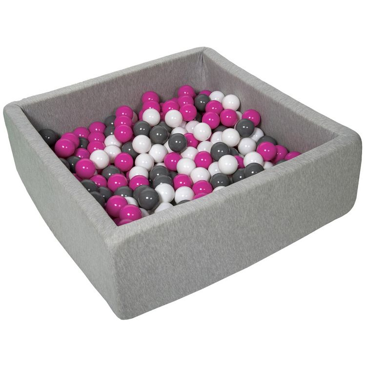 Acheter ???? Piscine à Balles Pour Enfant, 90x90 Cm, Aire De Jeu + 300 Balles Blanc, Rose, Gris ???? 3 Acheter ???? Piscine à Balles Pour Enfant, 90x90 Cm, Aire De Jeu + 300 Balles Blanc, Rose, Gris ????