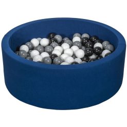 Le moins cher ???? Piscine à Balles Aire De Jeu + 300 Balles Noir,blanc,gris ????