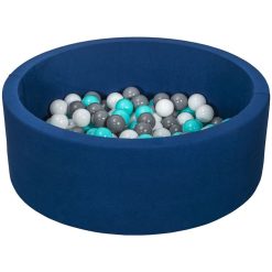 Grosses soldes ✔️ Piscine à Balles Aire De Jeu + 150 Balles Bleu Marine Blanc,gris,turquoise ????
