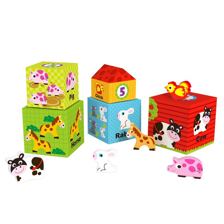 Coupon ???? TOOKY TOY Jouet D'éveil - Cubes à Empiler - Pyramide Animaux Tooky Toy ???? 5 Coupon ???? TOOKY TOY Jouet D'éveil - Cubes à Empiler - Pyramide Animaux Tooky Toy ???? – Image 3
