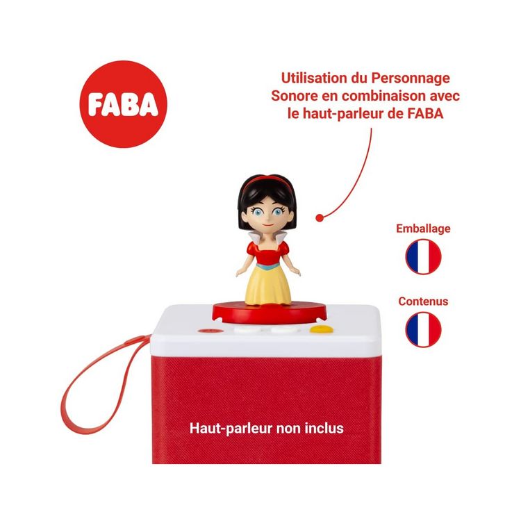 Acheter ❤️ FABA Personnage Sonore, Blanche Neige, 2 Histoires A Ecouter ❤️ 4 Acheter ❤️ FABA Personnage Sonore, Blanche Neige, 2 Histoires A Ecouter ❤️ – Image 2