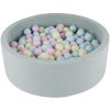 Sortie ???? Piscine à Balles Aire De Jeu + 450 Balles Rose, Bleu, Jaune (pastel) ????