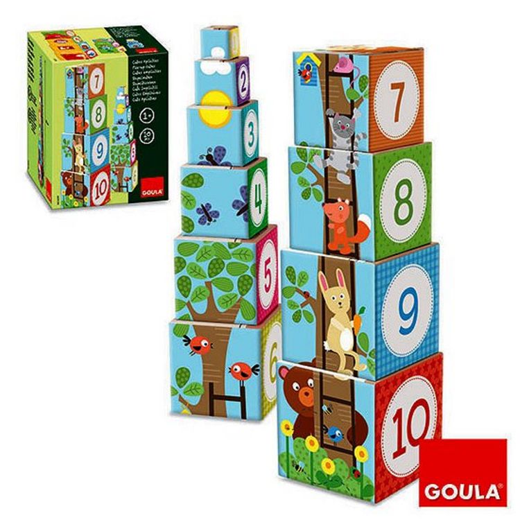 Meilleure affaire ???? Goula Cubes à Empiler Forêt ✔️ 4 Meilleure affaire ???? Goula Cubes à Empiler Forêt ✔️ – Image 2