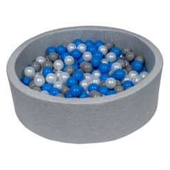 Tout neuf ???? Piscine à Balles Aire De Jeu + 200 Balles Perle, Bleu, Gris ????