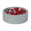 Budget ???? Piscine à Balles Rouge Gris Blanc- 450 Balles ✨ 2 Budget ???? Piscine à Balles Rouge Gris Blanc- 450 Balles ✨ -Clementoni Shop unnamed file 574