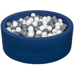 Acheter ???? Piscine à Balles Aire De Jeu + 450 Balles Bleu Marine Blanc,gris ????