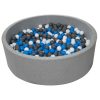 Promo ???? Piscine à Balles Pour Enfant, Diamètre Env.125 Cm + 900 Balles Blanc, Bleu, Gris ???? -Clementoni Shop unnamed file 577