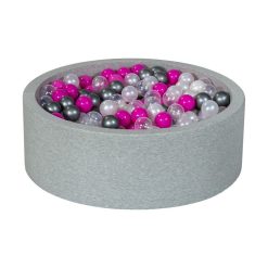 Top 10 ???? Piscine à Balles Aire De Jeu + 450 Balles Perle, Transparent, Rose, Argent ????