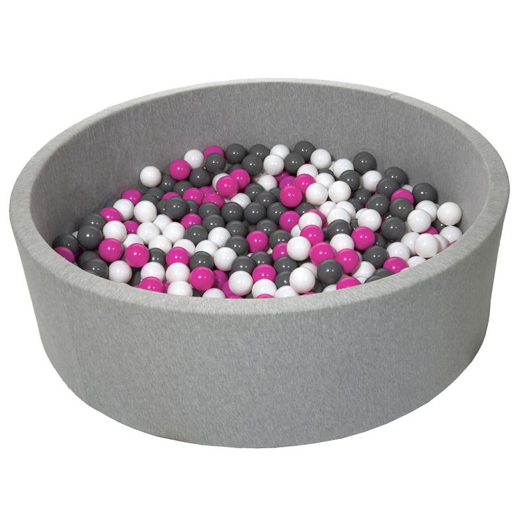 Offres ???? Piscine à Balles Pour Enfant, Env.125 Cm, Aire De Jeu + 600 Balles Blanc, Rose, Gris ???? 3 Offres ???? Piscine à Balles Pour Enfant, Env.125 Cm, Aire De Jeu + 600 Balles Blanc, Rose, Gris ????