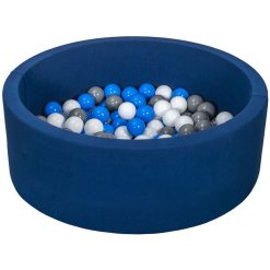Coupon ???? Piscine à Balles Aire De Jeu + 150 Balles Bleu Marine Blanc,bleu,gris ????