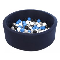 Offres ???? Piscine à Balles Noir,blanc,bleu,gris - 150 Balles Bleu Marine ????