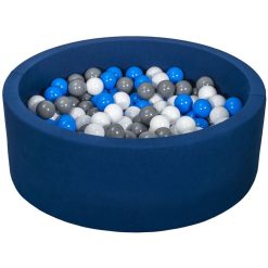 Vente flash ???? Piscine à Balles Aire De Jeu + 200 Balles Bleu Marine Blanc,bleu,gris ????