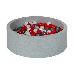 Les meilleures critiques de ???? Piscine à Balles Aire De Jeu + 300 Balles Perle, Rouge, Gris ????