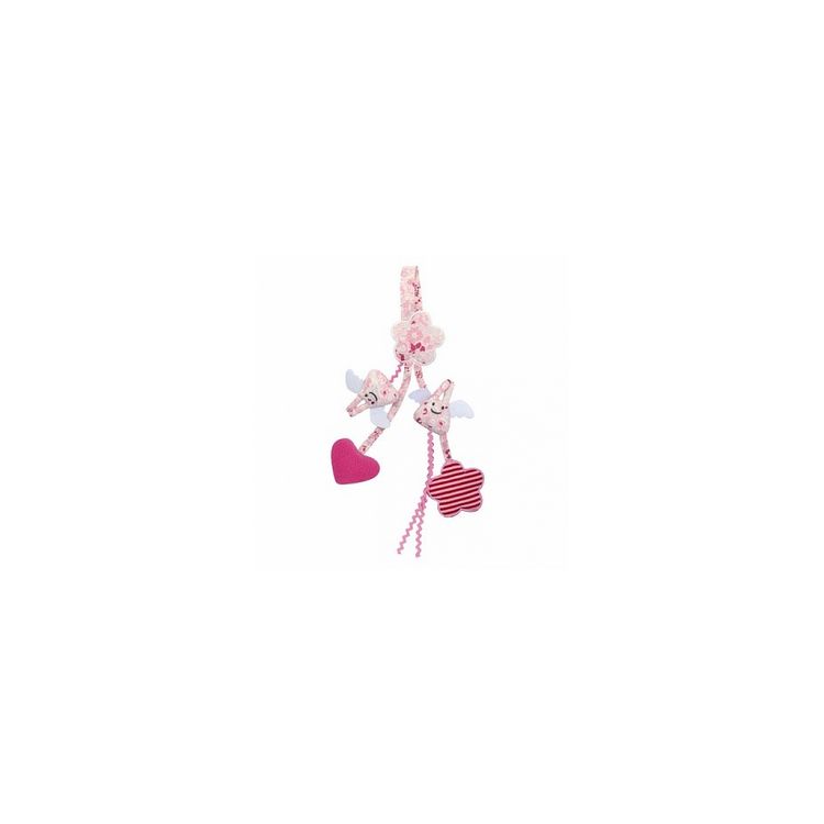 Bon marché ???? Trousselier Hochet Berceau Porte Tetine Fleurs Roses ???? 3 Bon marché ???? Trousselier Hochet Berceau Porte Tetine Fleurs Roses ????