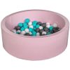 Meilleure affaire ???? Piscine à Balles Aire De Jeu + 150 Balles Rose Blanc,gris,turquoise ✨