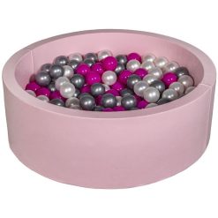 Acheter ???? Piscine à Balles Aire De Jeu + 200 Balles Rose Perle, Rose, Argent ????