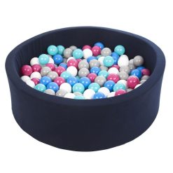 Vente flash ???? Piscine à Balles Aire De Jeu + 300 Balles Bleu Marine Blanc,bleu,rose,gris,turquoise ????
