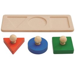 Alternative view of Bon marché ⌛ Plan Toys Encastrement 3 Formes - Méthode Montessori ????