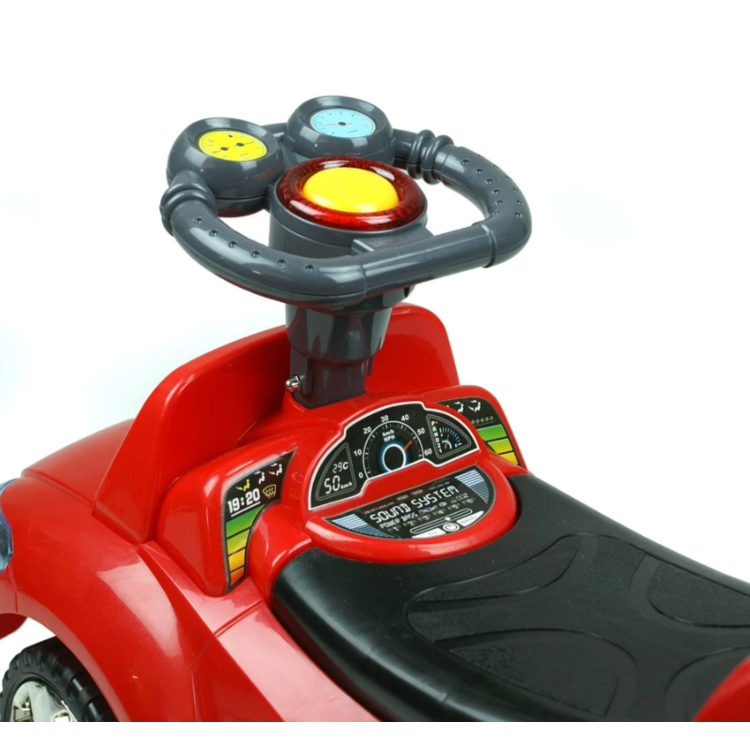 Le moins cher ???? Voiture De Sport Rouge Avec Klaxon Musical Et Coffre De Rangement Sous Le Siège ???? 5 Le moins cher ???? Voiture De Sport Rouge Avec Klaxon Musical Et Coffre De Rangement Sous Le Siège ???? – Image 3