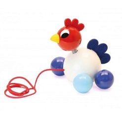 Alternative view of Vente flash ✔️ Vilac Jouet à Tirer En Bois : Cocorico Le Coq à Promener ????