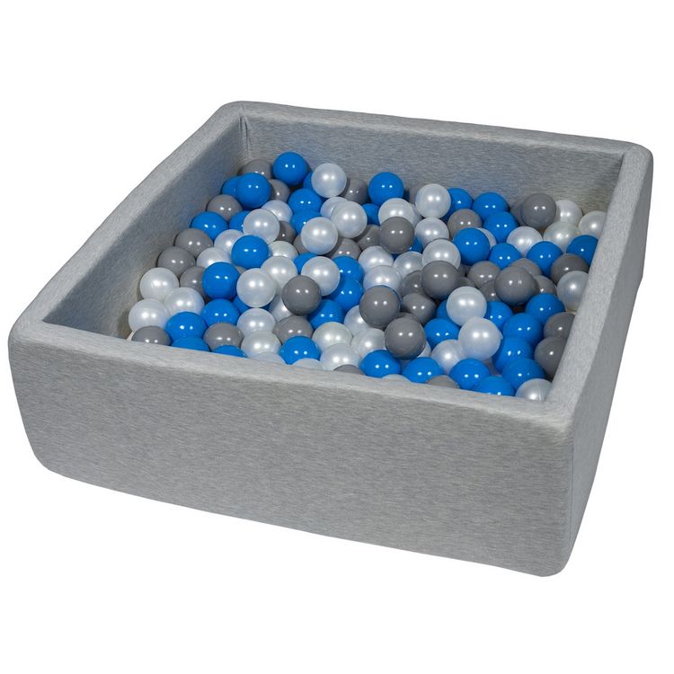 Sortie ???? Piscine à Balles Pour Enfant, 90x90 Cm, Aire De Jeu + 300 Balles Perle, Bleu, Gris ???? 3 Sortie ???? Piscine à Balles Pour Enfant, 90x90 Cm, Aire De Jeu + 300 Balles Perle, Bleu, Gris ????