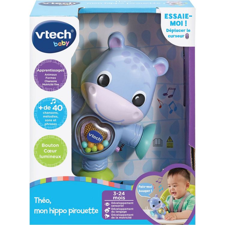 Remise ???? VTECH BABY Theo, Mon Hippo Pirouette ???? 4 Remise ???? VTECH BABY Theo, Mon Hippo Pirouette ???? – Image 2