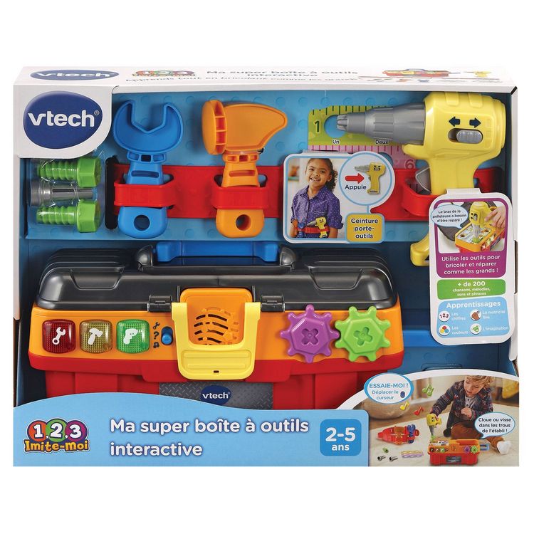 Vente flash ???? VTECH Ma Super Boîte à Outils Interactive ???? 3 Vente flash ???? VTECH Ma Super Boîte à Outils Interactive ????