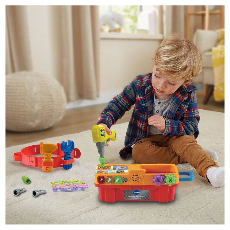 Vente flash ???? VTECH Ma Super Boîte à Outils Interactive ???? 5 Vente flash ???? VTECH Ma Super Boîte à Outils Interactive ???? – Image 3