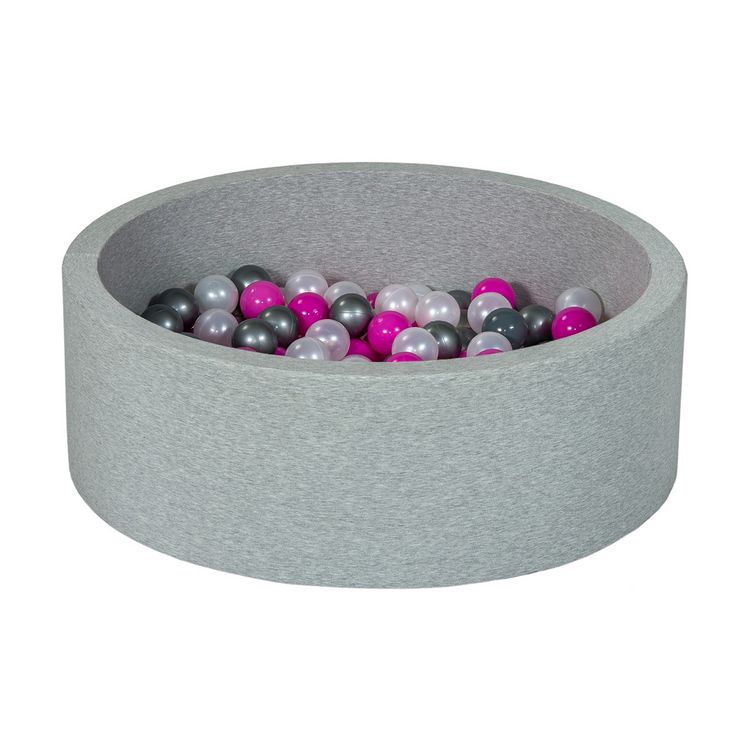 De gros ???? Piscine à Balles Aire De Jeu + 200 Balles Perle, Rose, Argent ???? 3 De gros ???? Piscine à Balles Aire De Jeu + 200 Balles Perle, Rose, Argent ????