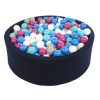 De gros ???? Piscine à Balles Aire De Jeu + 450 Balles Bleu Marine Blanc,bleu,rose,gris,turquoise ????
