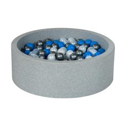 Vente flash ???? Piscine à Balles Perle, Bleu, Argent - 300 Balles ????