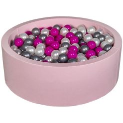 Acheter ???? Piscine à Balles Aire De Jeu + 450 Balles Rose Perle, Rose, Argent ????
